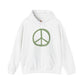 Green Peace Sign Hoodie