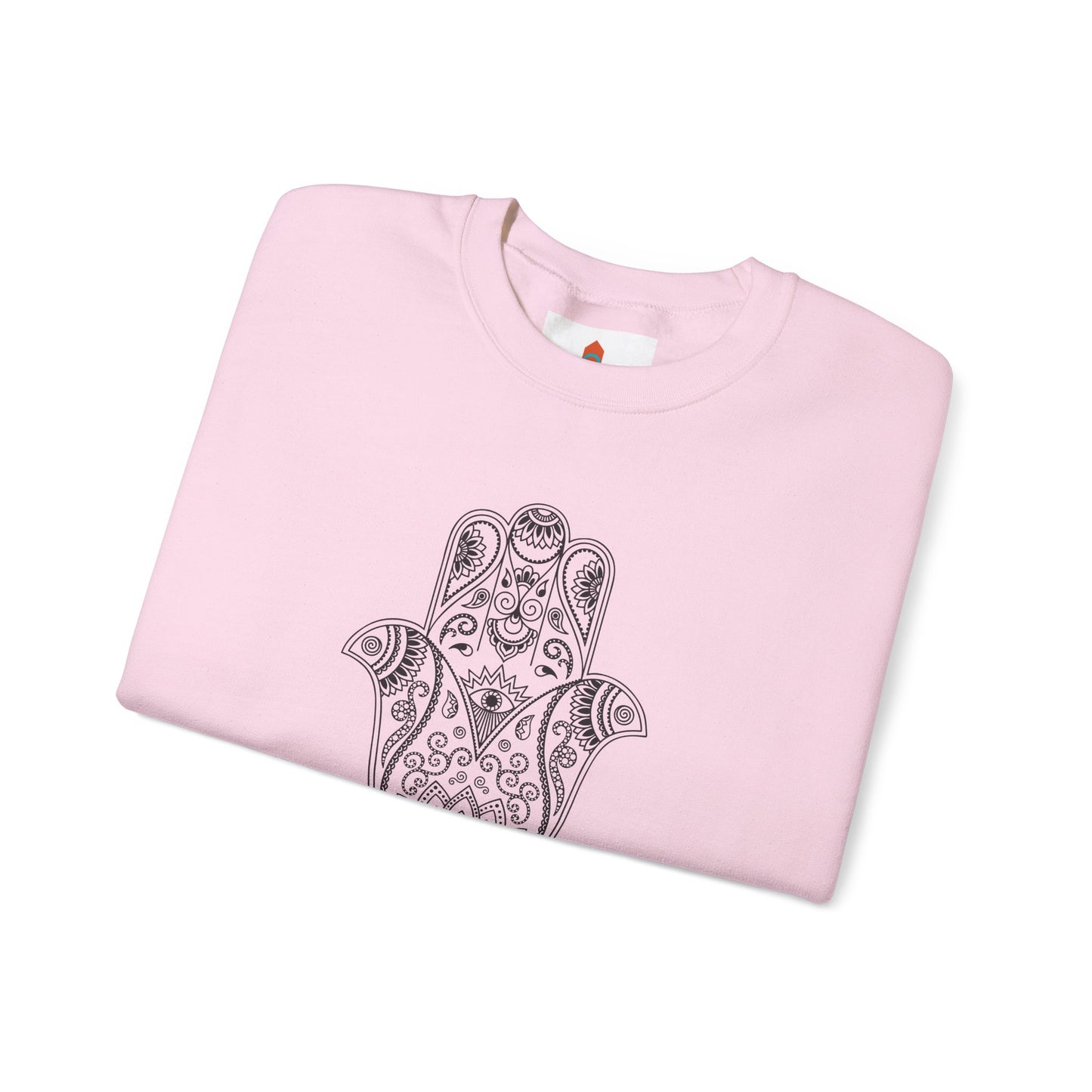 Lotus Flower Hamsa Hand Sweatshirt