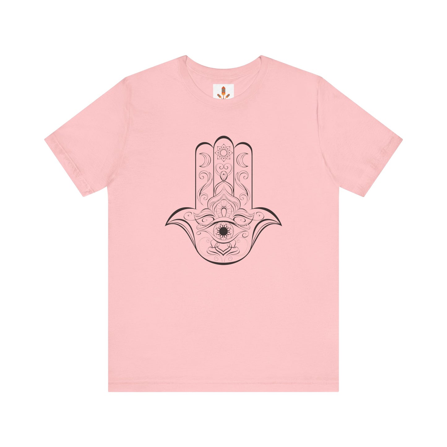 Hamsa Hand with Lotus Flower T-shirt