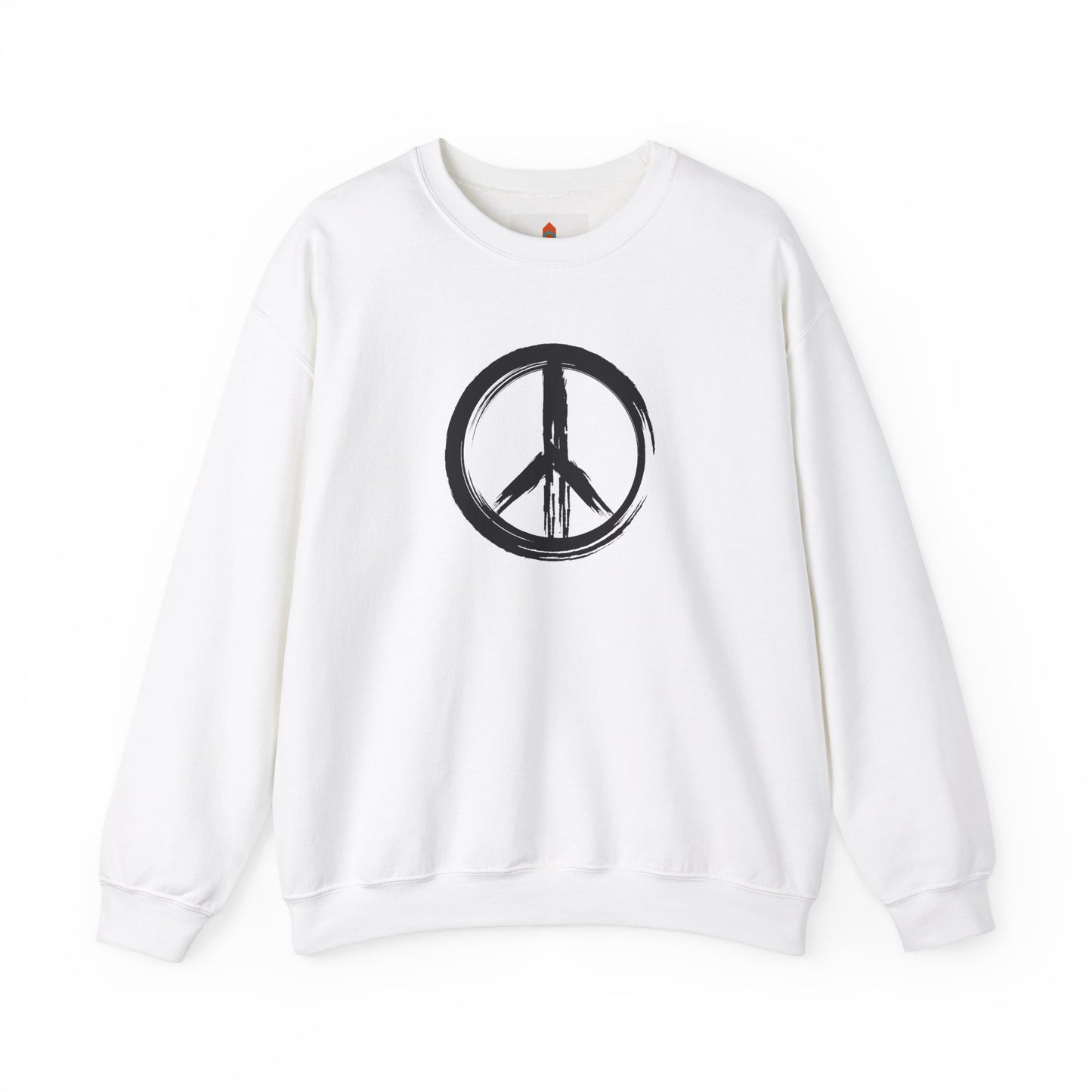 Brush Strokes Peace Sign Sweatshirt