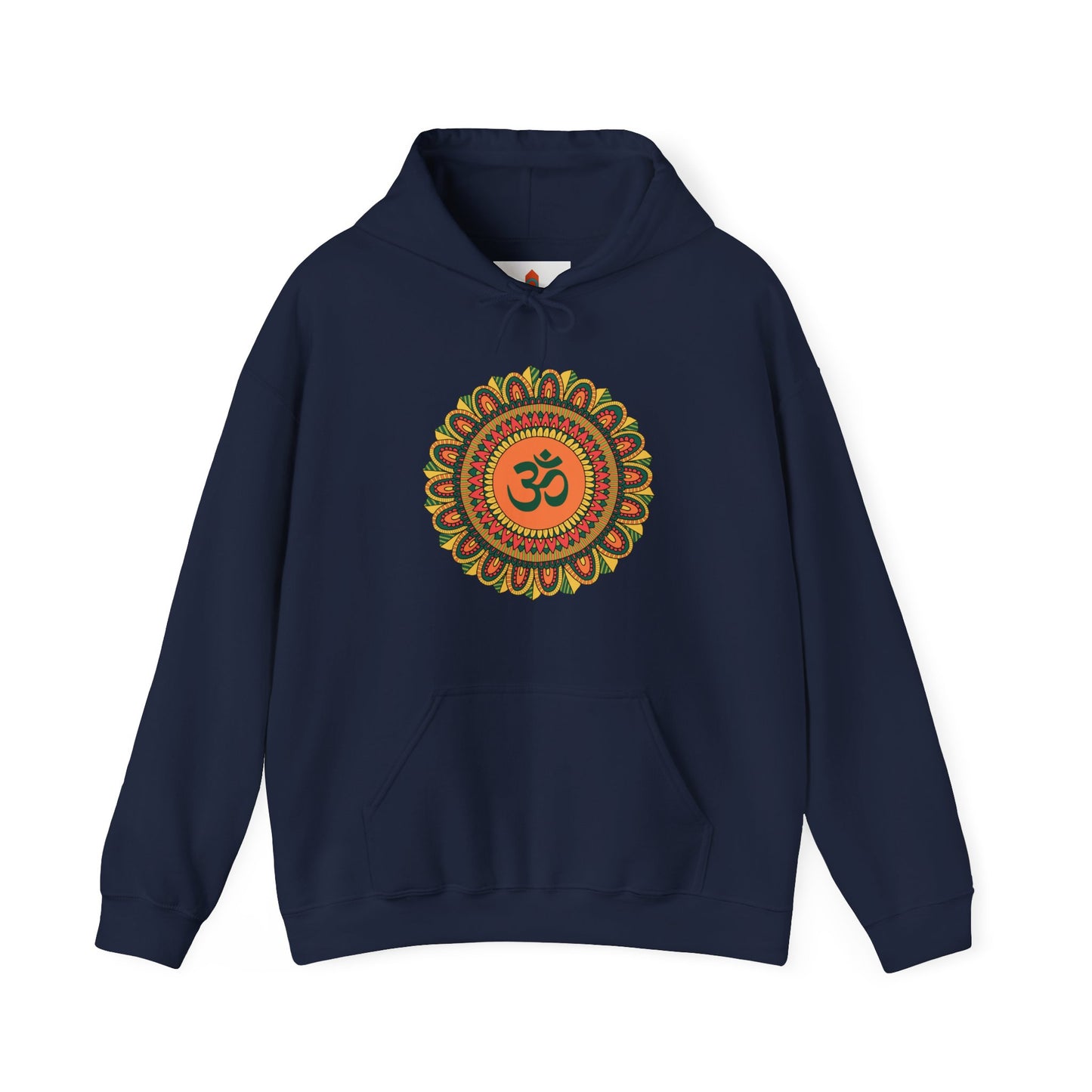 Om Multicolor Mandala Hoodie