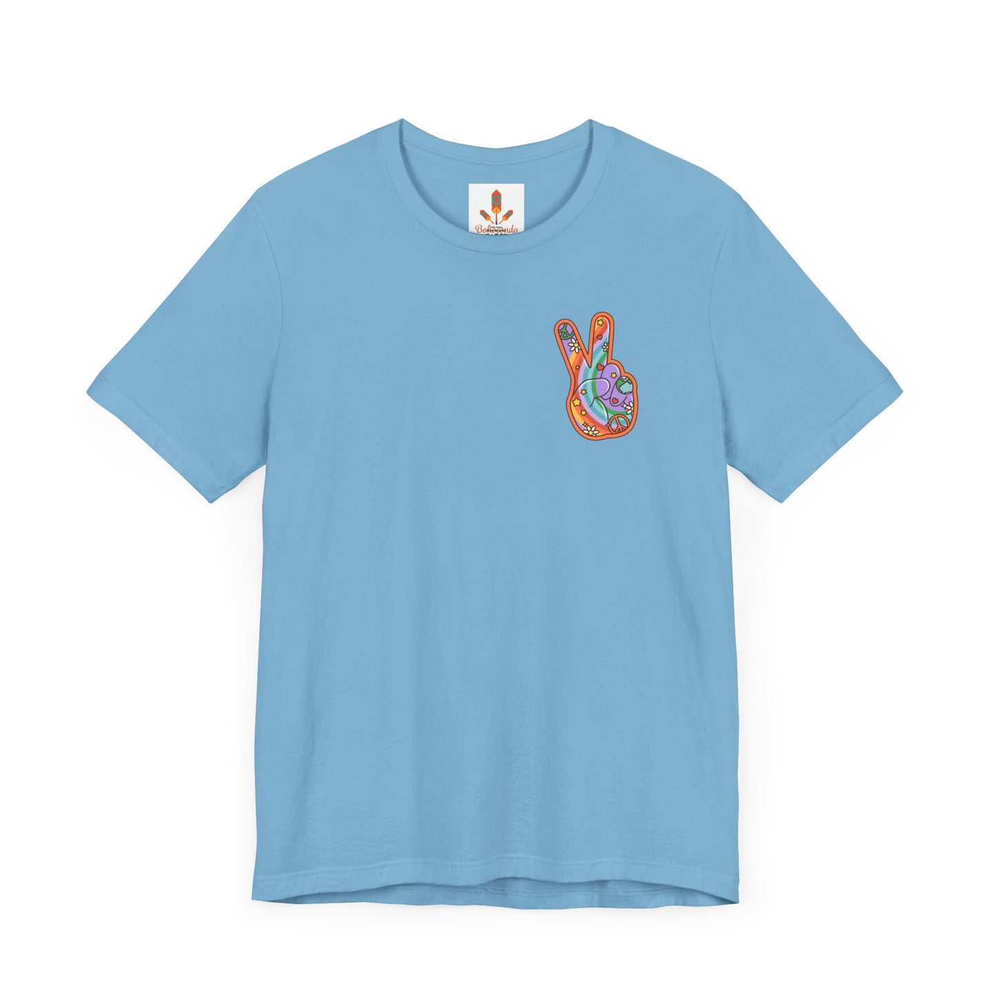 Hippie Peace Hand Sign T-shirt