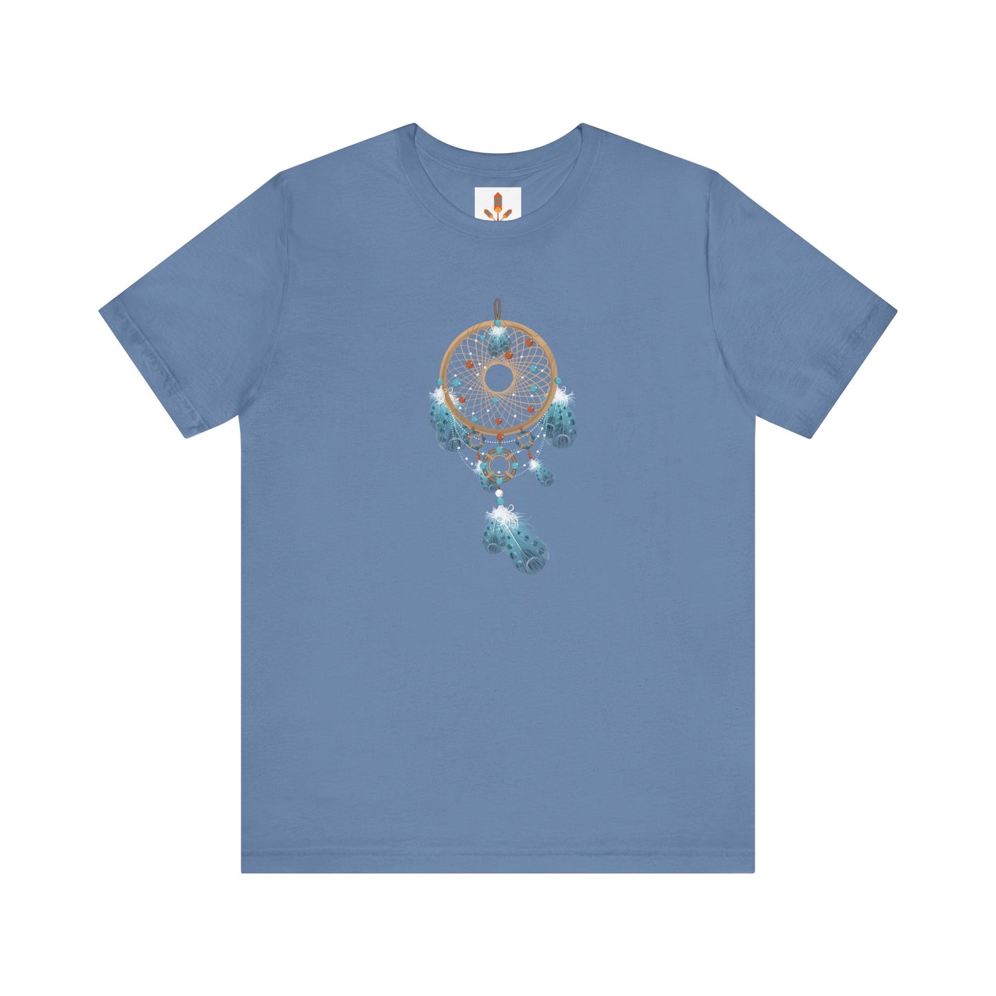 Turquoise and Brown Dream Catcher T-shirt