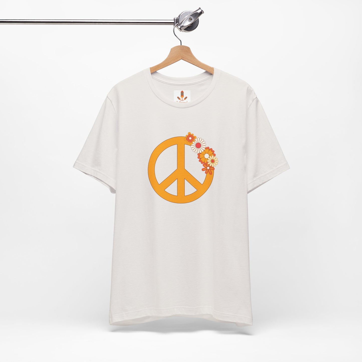Peace Sign with Flowers T-shirt