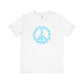Peace Sign with Water Design T-shirt