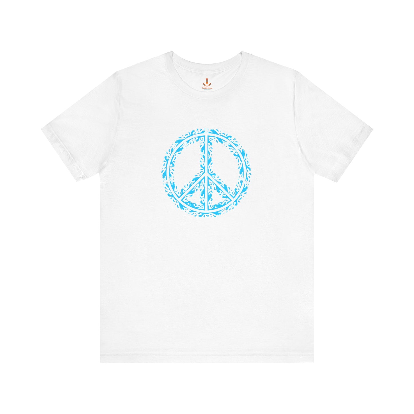 Peace Sign with Water Design T-shirt