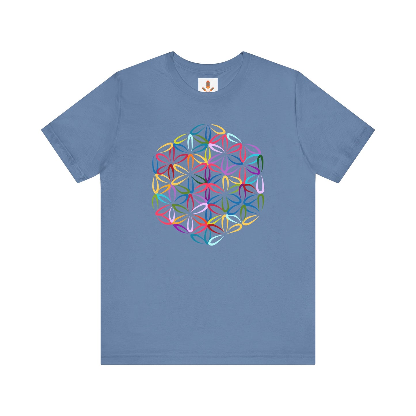 Multicolor Flower of Life T-shirt