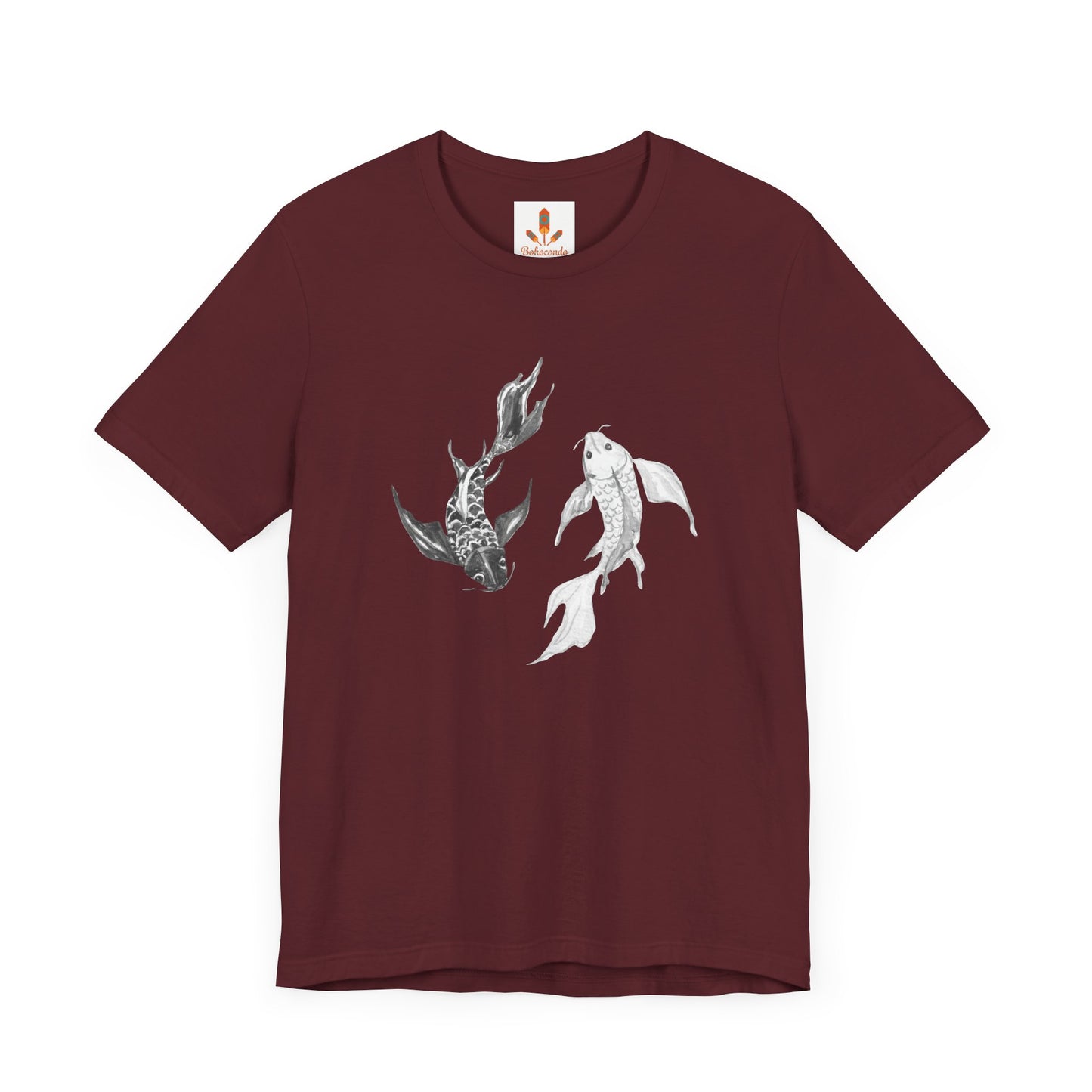 Koi Fish Yin and Yang T-shirt