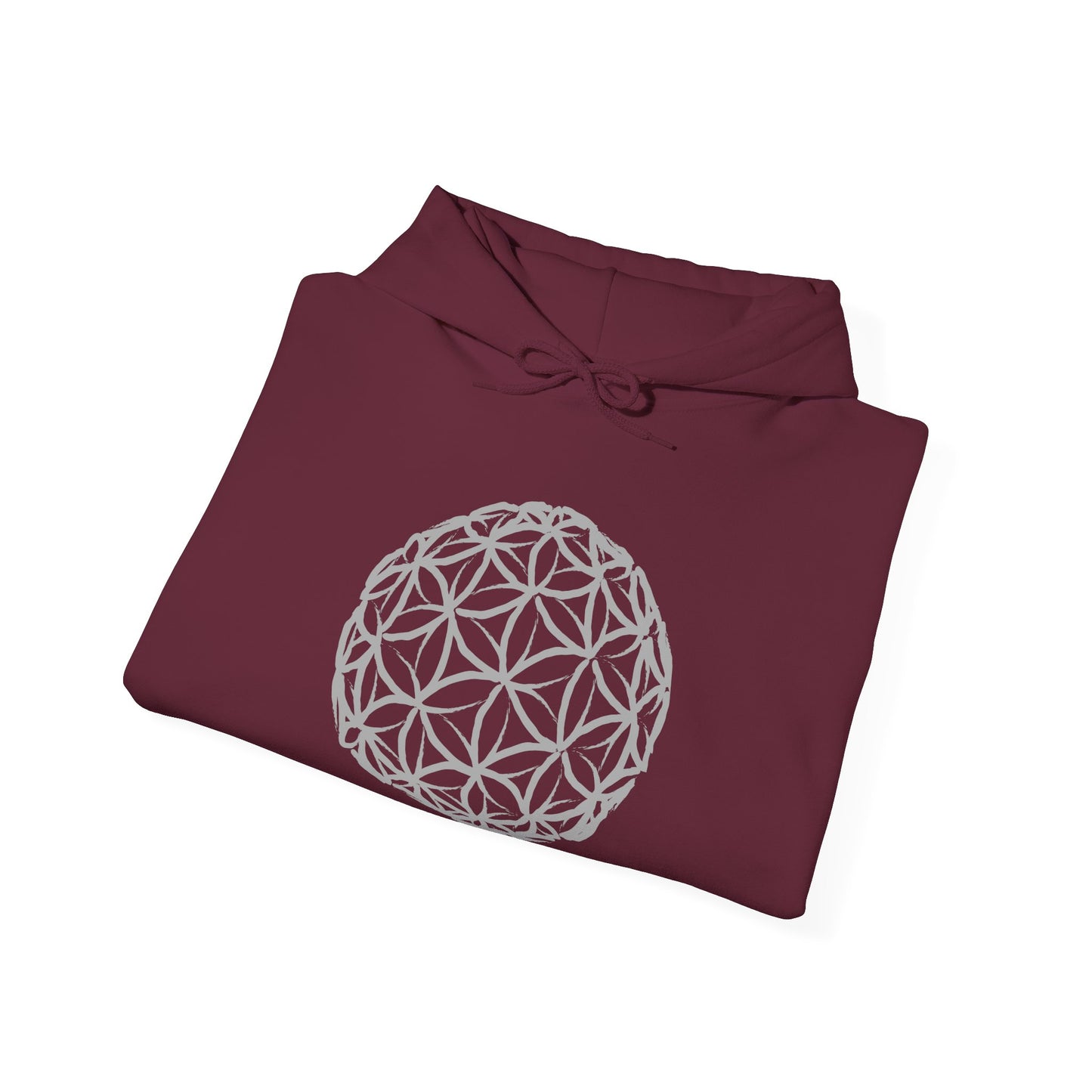 Silver Flower of Life Hoodie