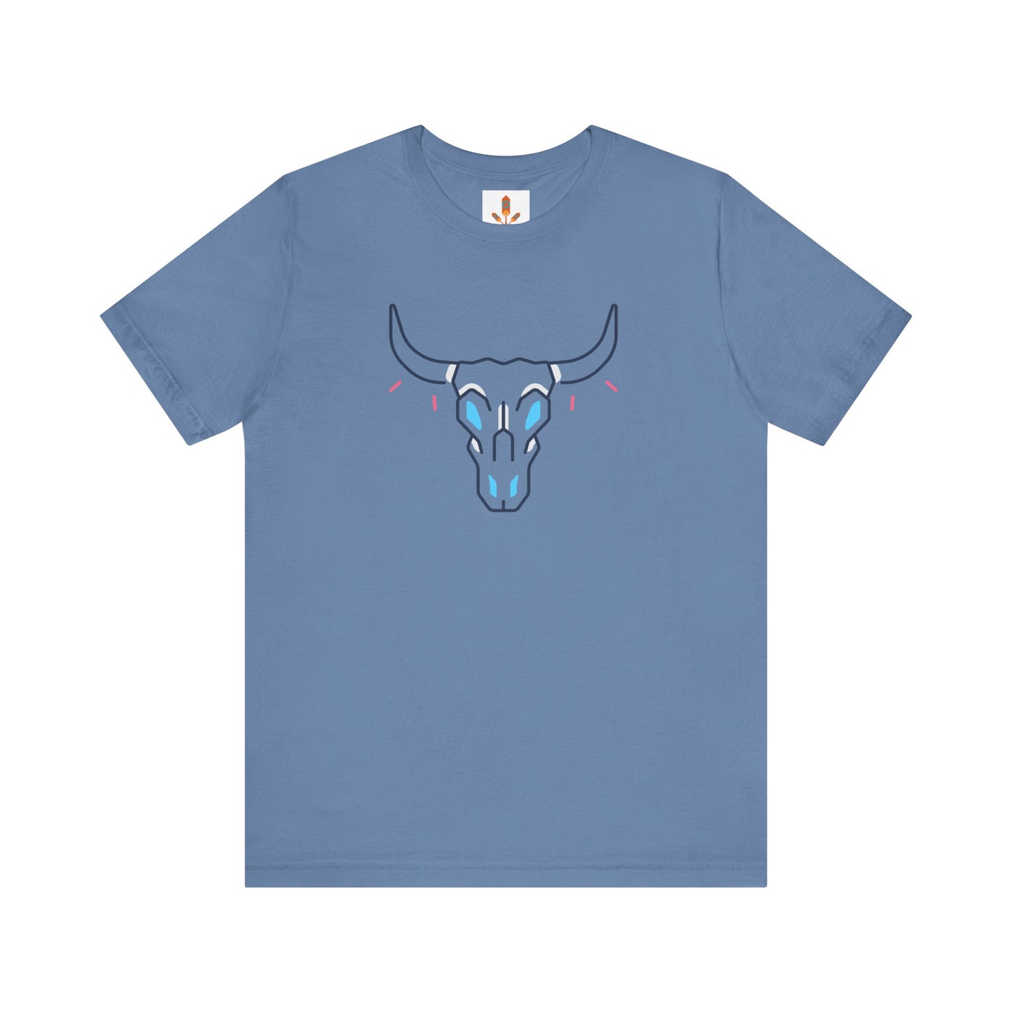 Buffalo Skull Drawing T-shirt