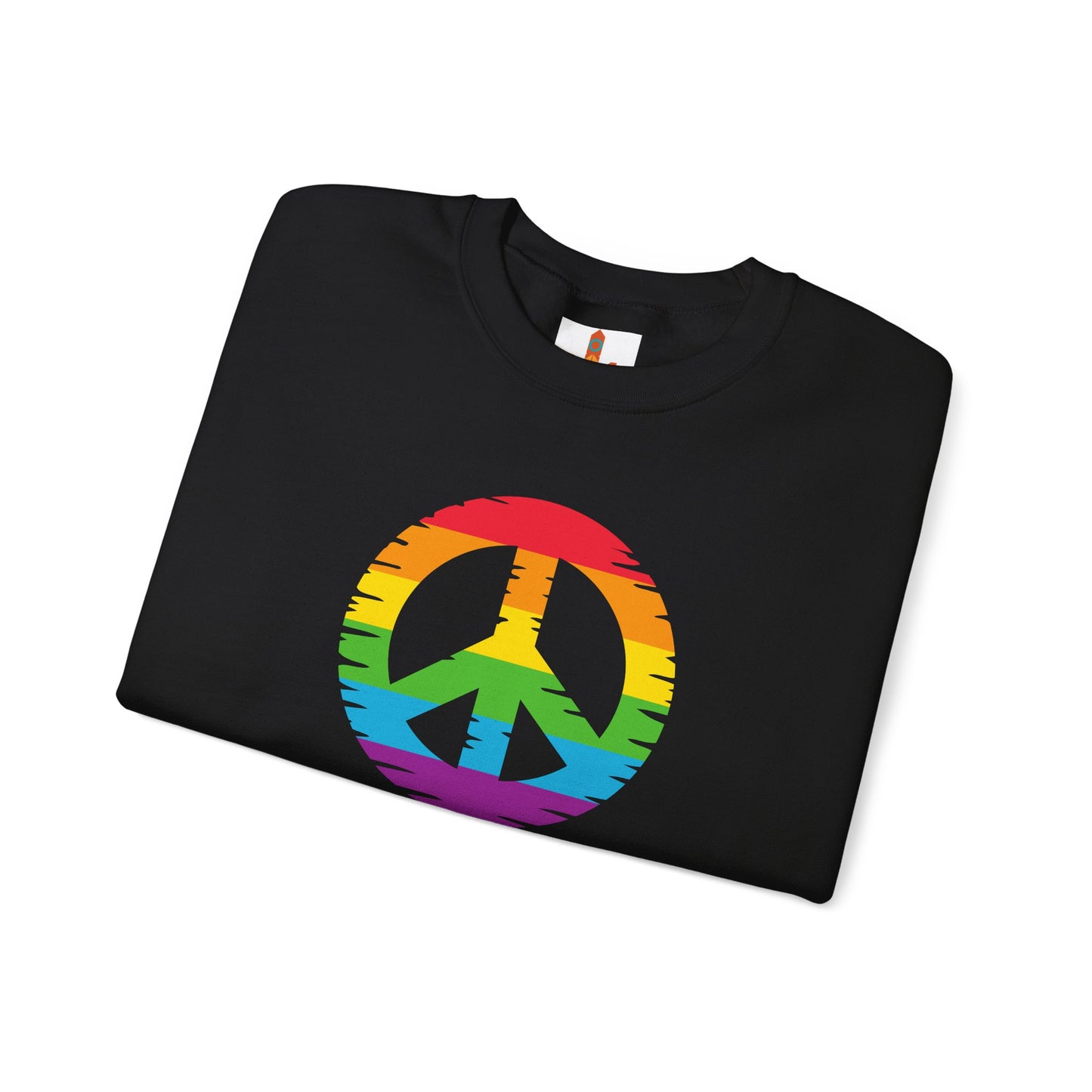Rainbow Peace Sign Sweatshirt