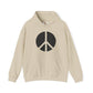 Simple Peace Sign Design Hoodie