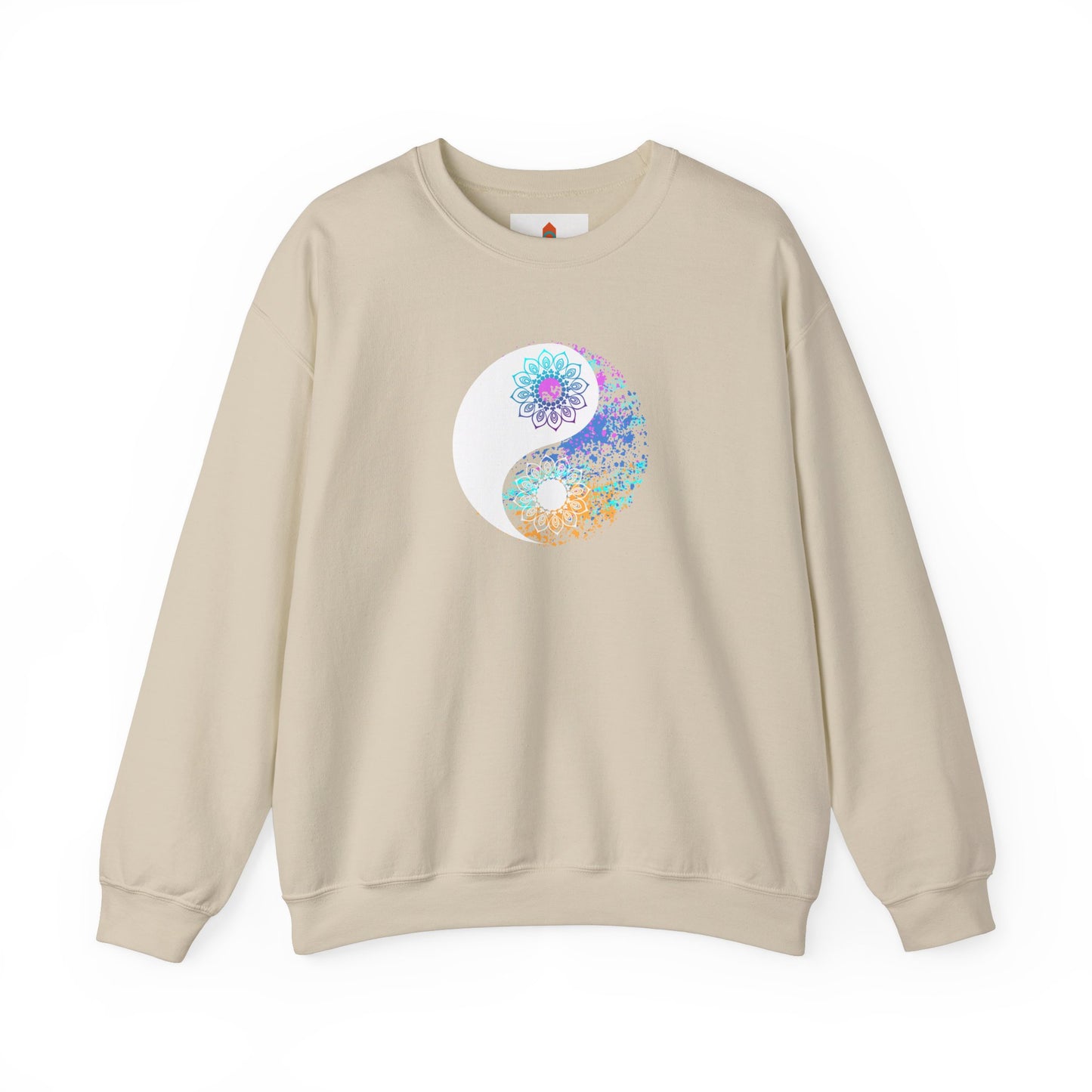 Colorful Lotus Yin Yang Sweatshirt