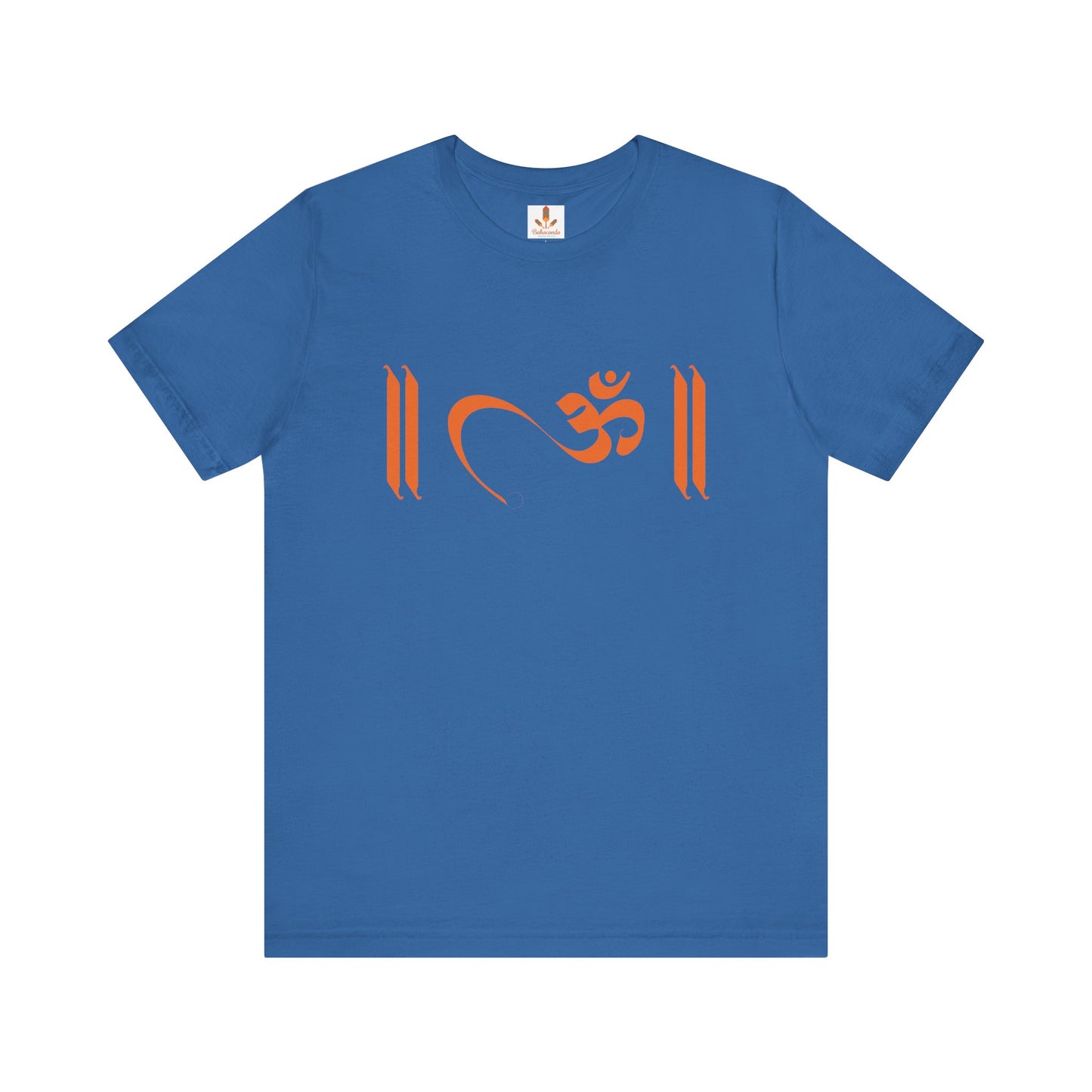 Om Written in Orange T-shirt