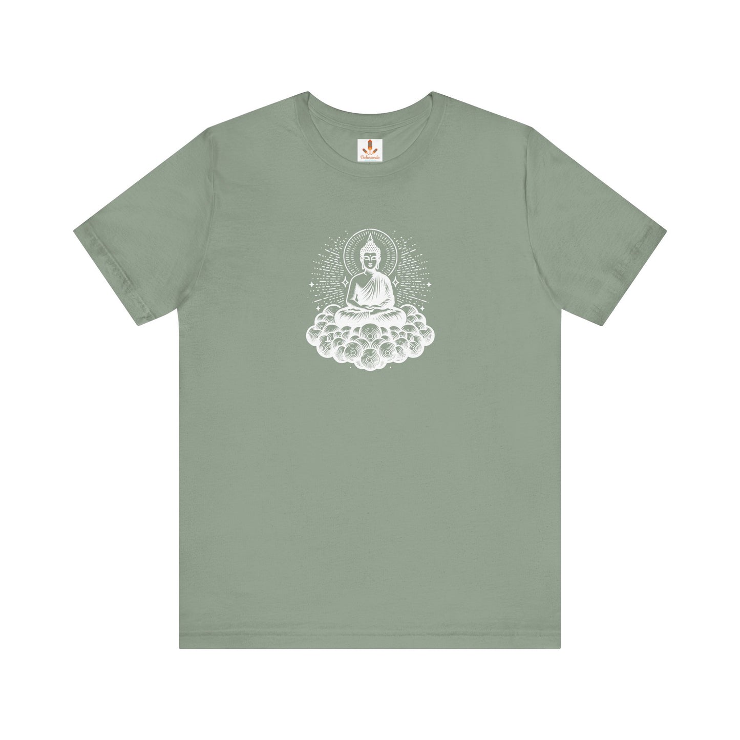White Buddha Art T-shirt