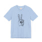 Peace Hand Sign Drawing T-shirt