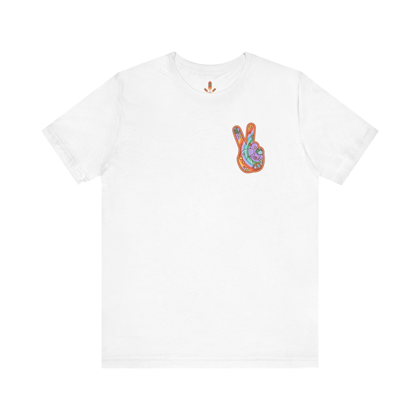 Hippie Peace Hand Sign T-shirt