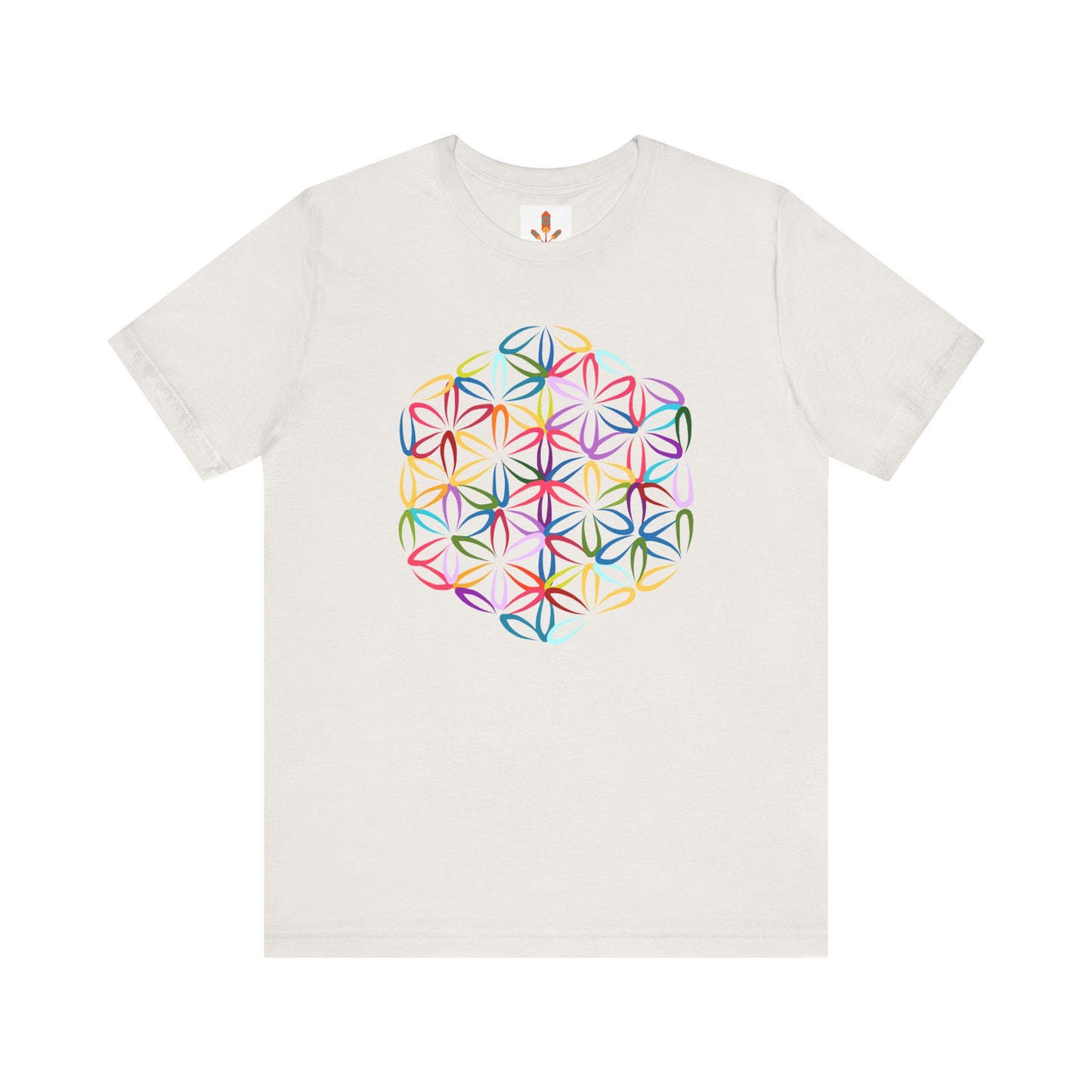 Multicolor Flower of Life T-shirt