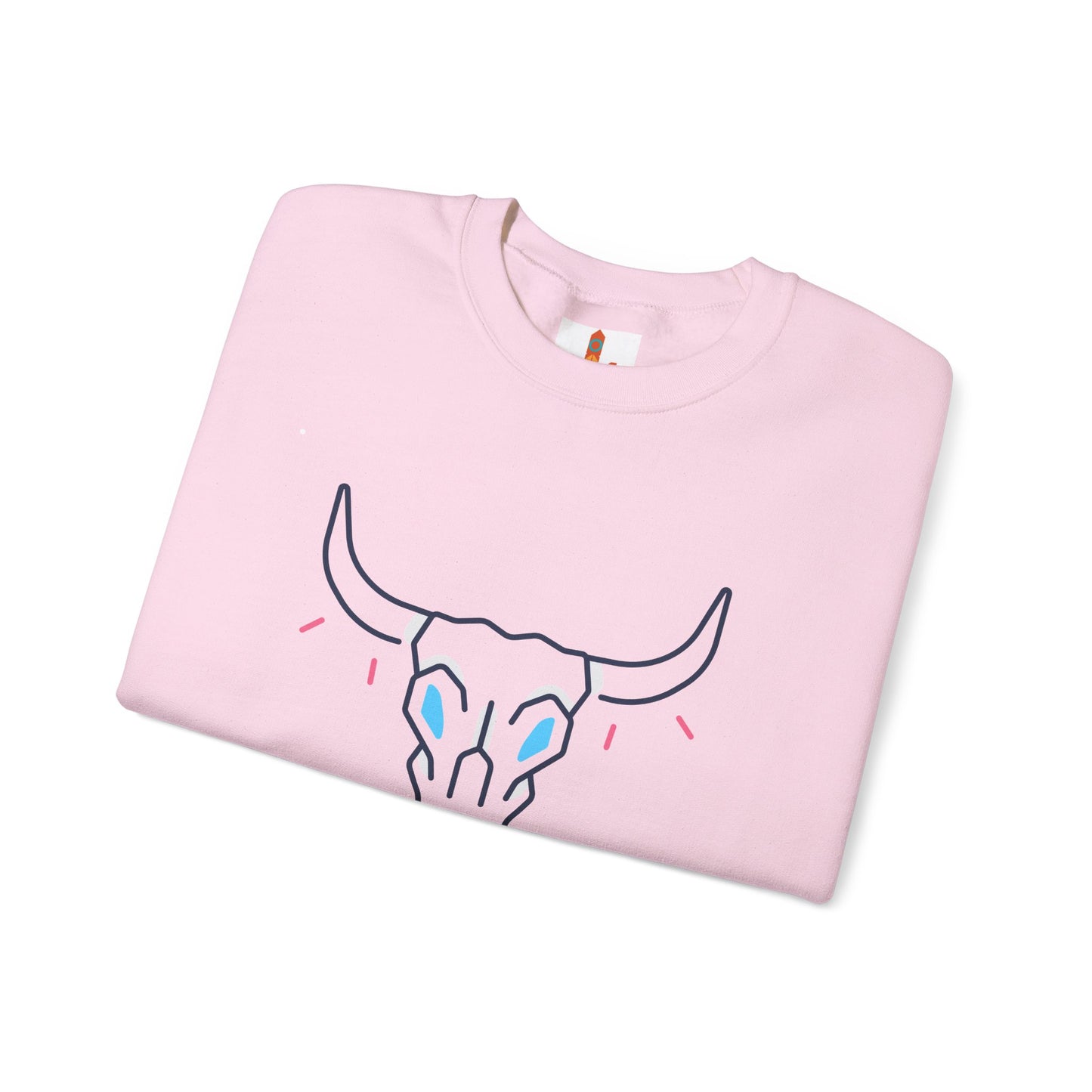 Buffalo Skull Drawing Sweatshirt