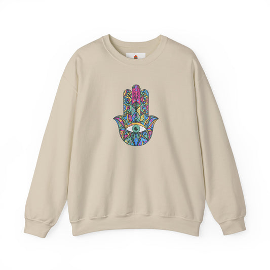 Colorful Hamsa Hand Sweatshirt