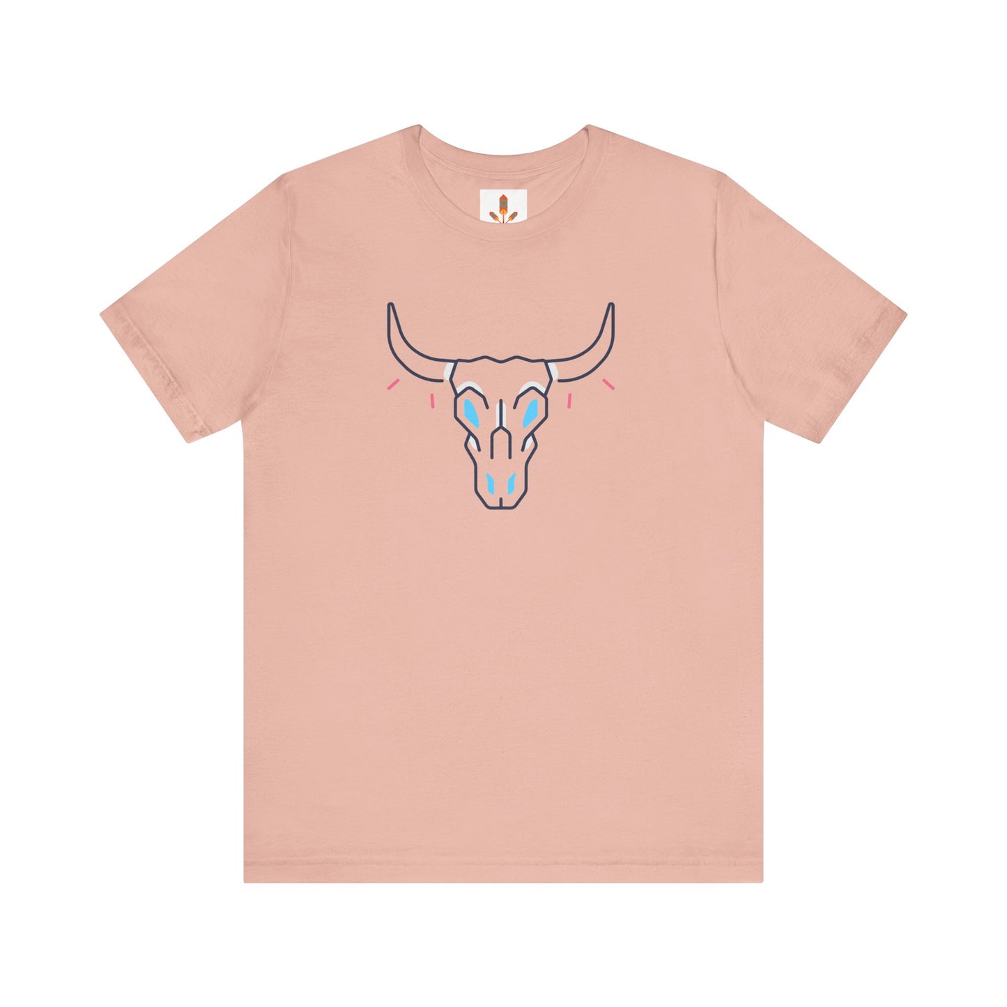 Buffalo Skull Drawing T-shirt