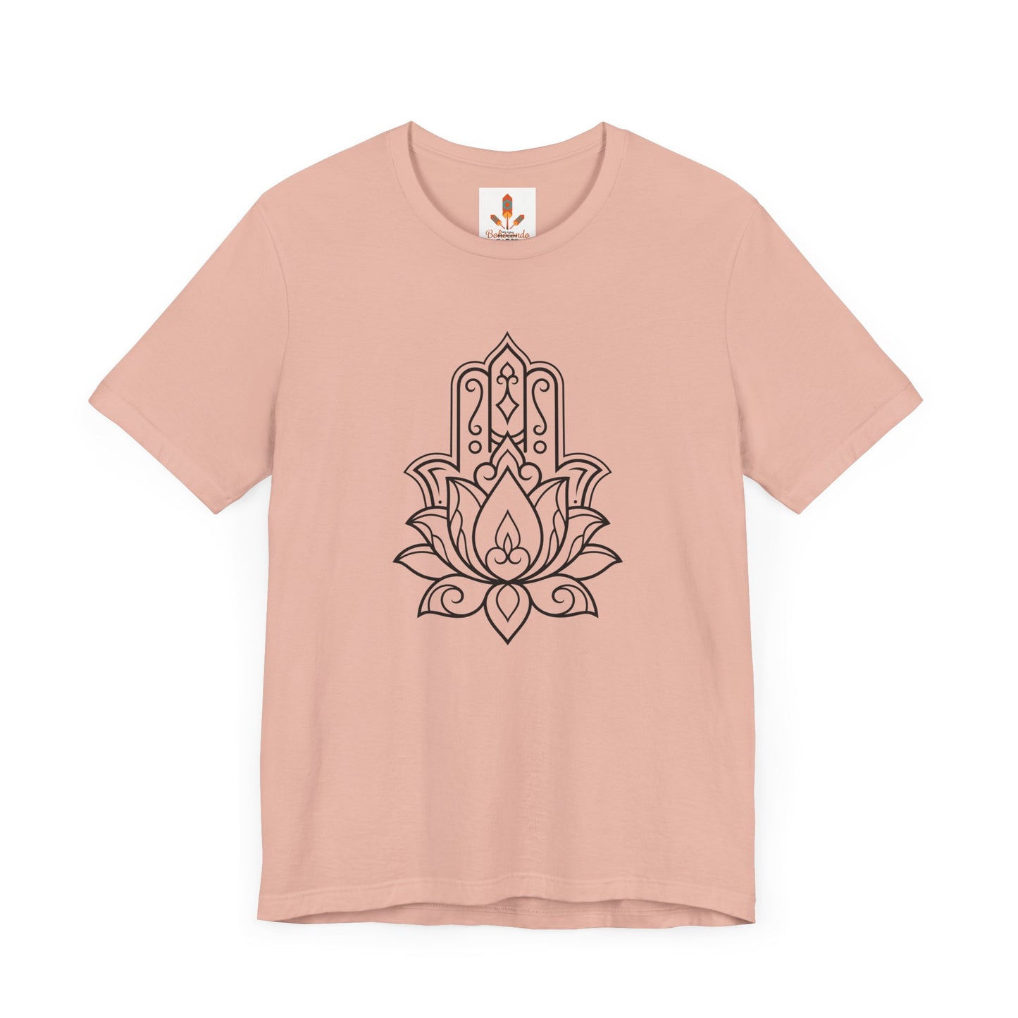 Hamsa Lotus Design T-shirt