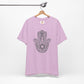 Intricate Hamsa Hand with Star of David T-shirt