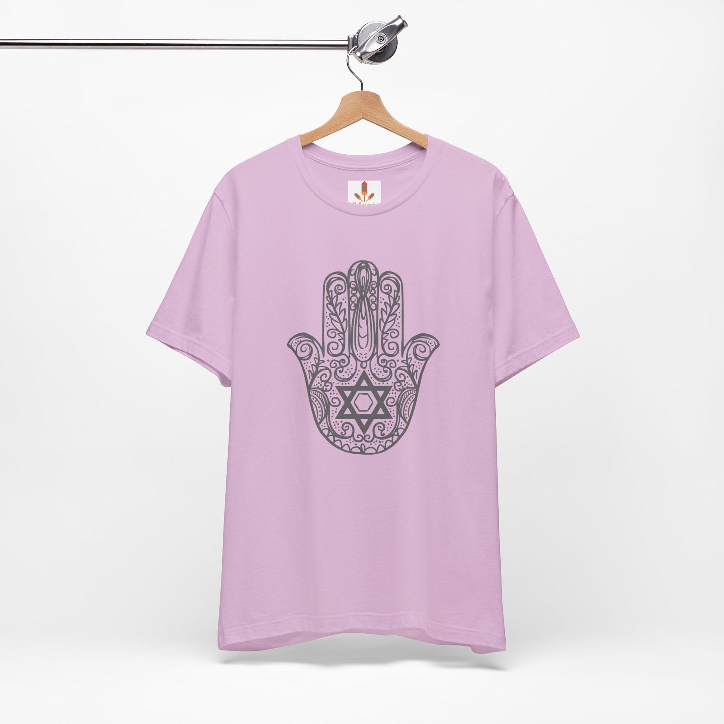 Intricate Hamsa Hand with Star of David T-shirt