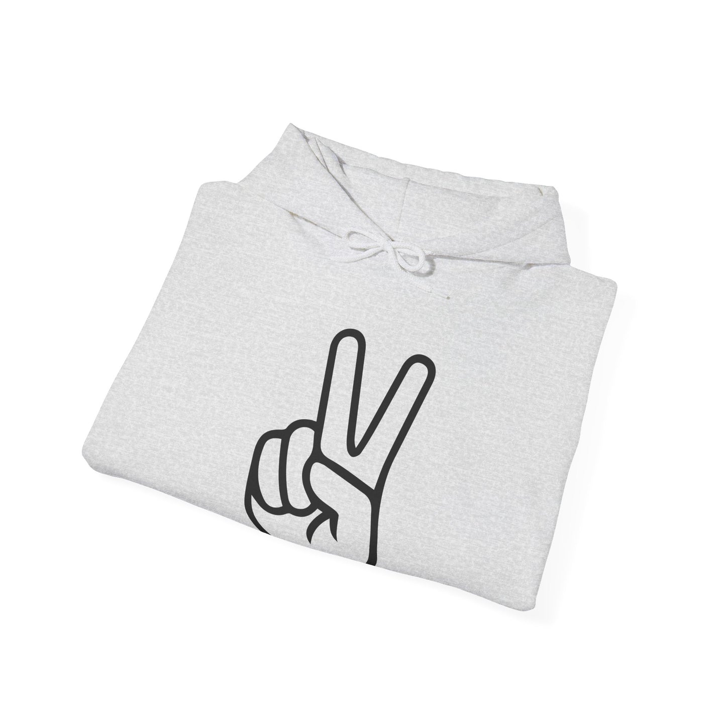 Simple Peace Hand Sign Hoodie