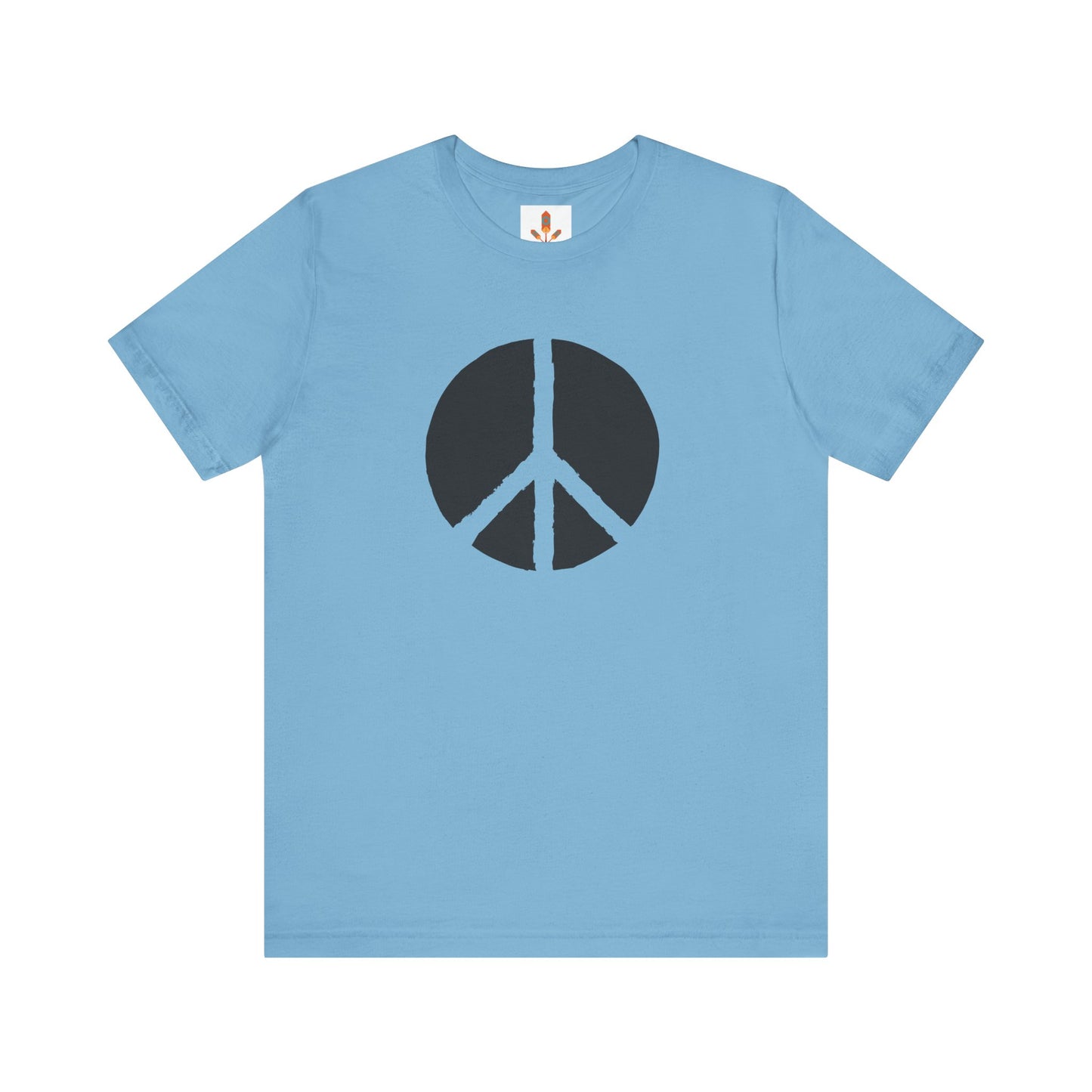 Simple Peace Sign Design T-shirt