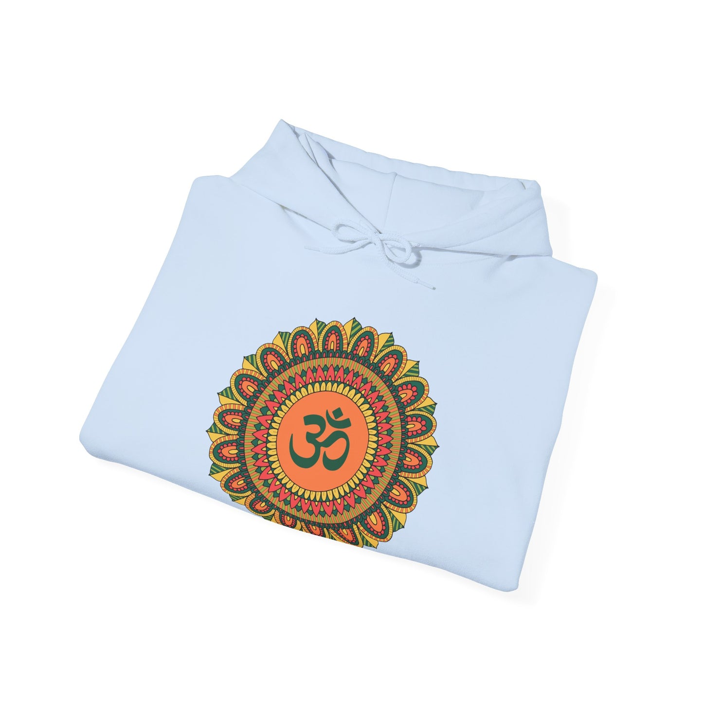 Om Multicolor Mandala Hoodie