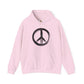 Brush Strokes Peace Sign Hoodie
