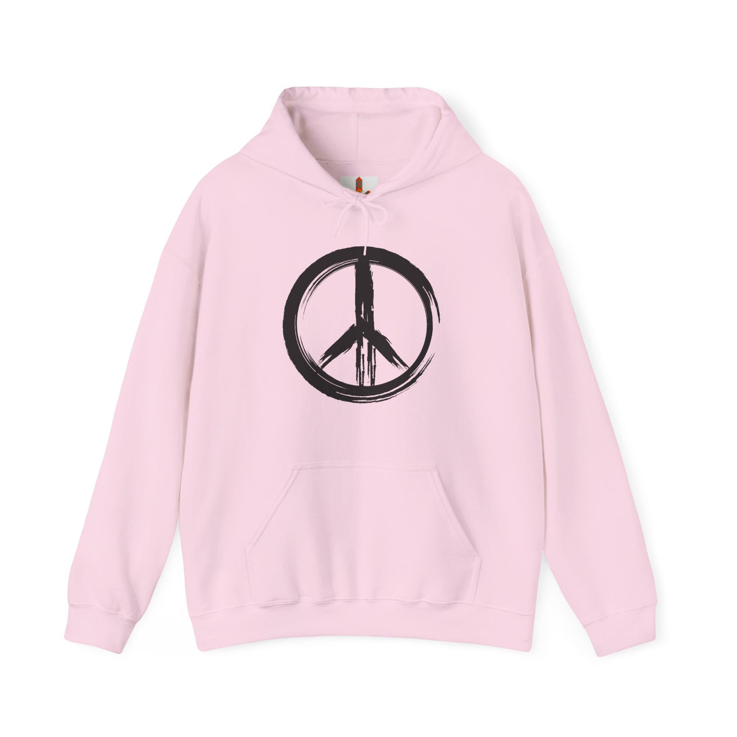 Brush Strokes Peace Sign Hoodie