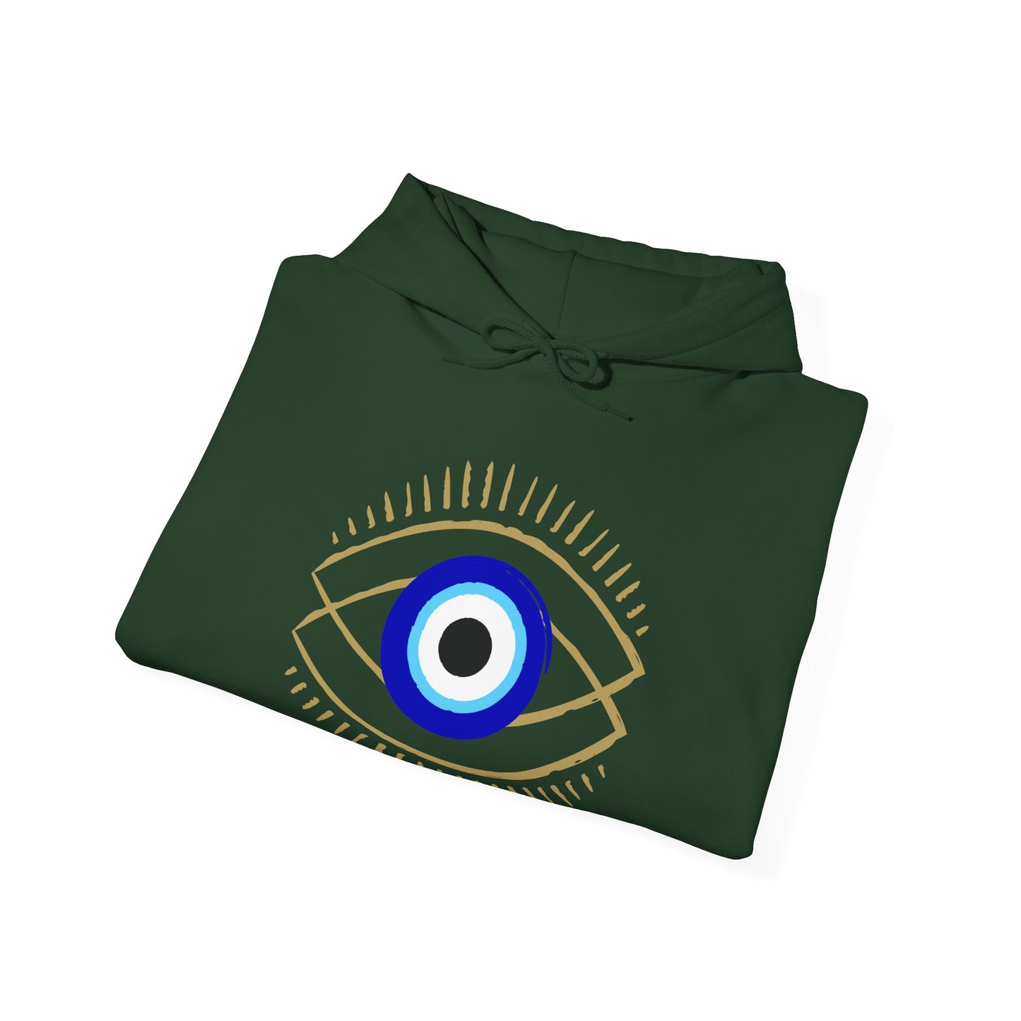 Blue Evil Eye Hoodie