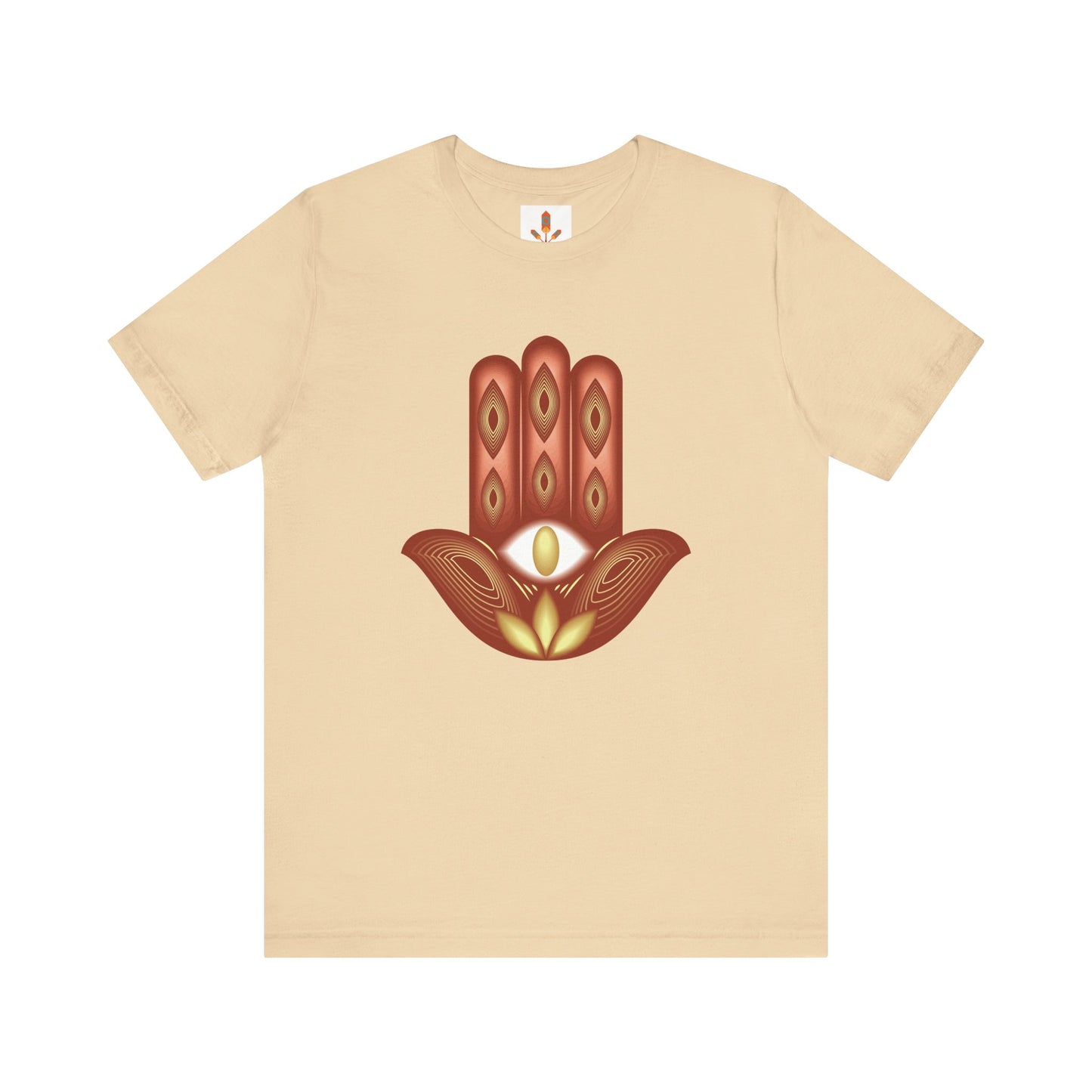 Colorful Hamsa Lotus T-shirts