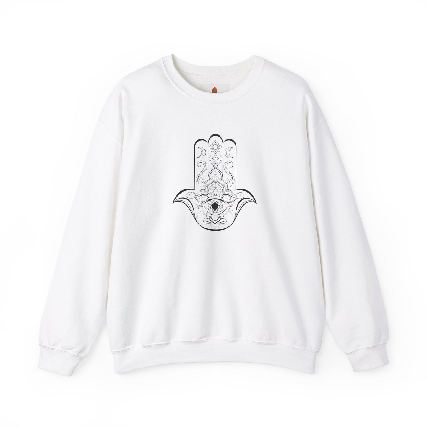 Hamsa Hand with Lotus Flower Sweatshirt