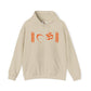 Om Written in Orange Hoodie