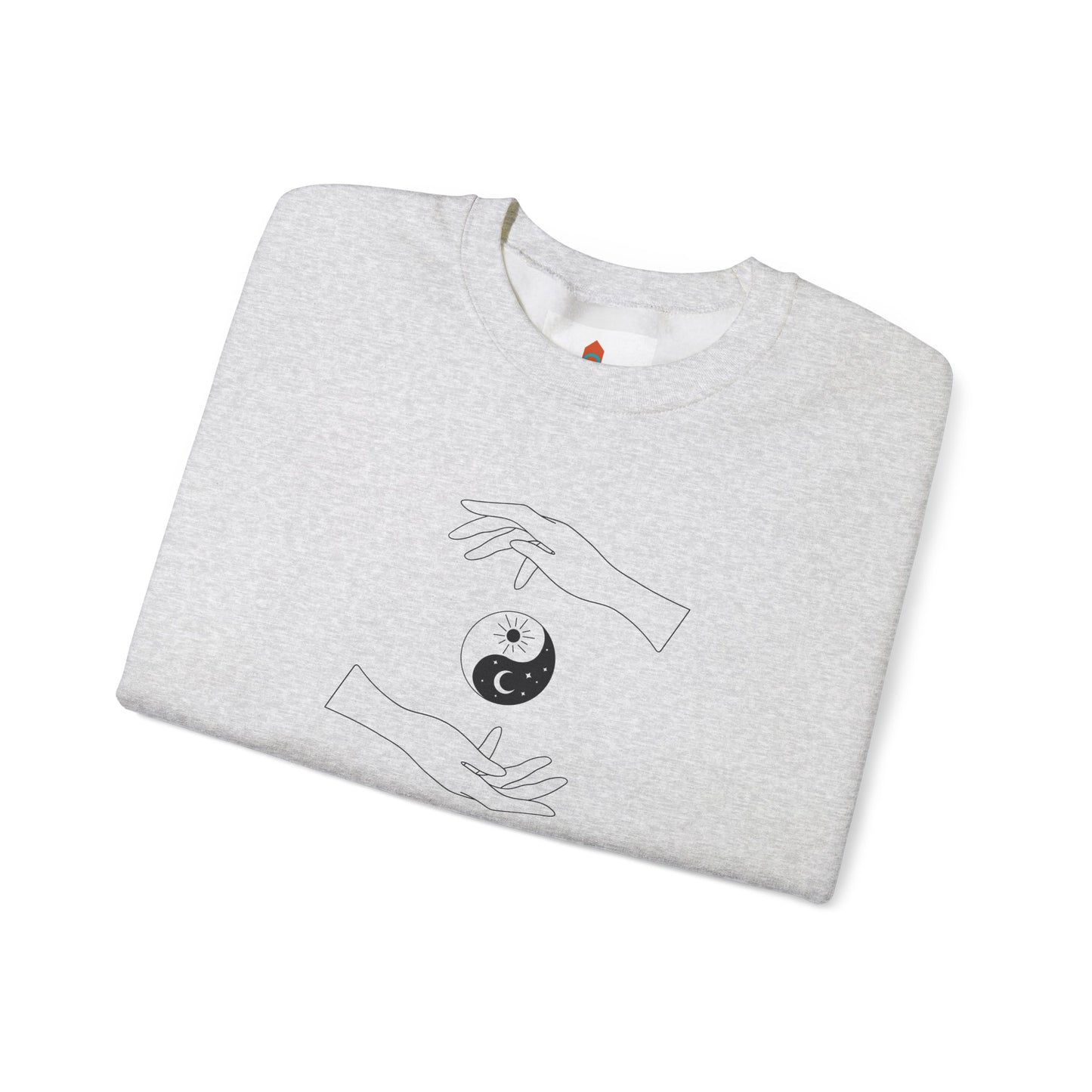 Yin Yang with Two Hands Sweatshirt