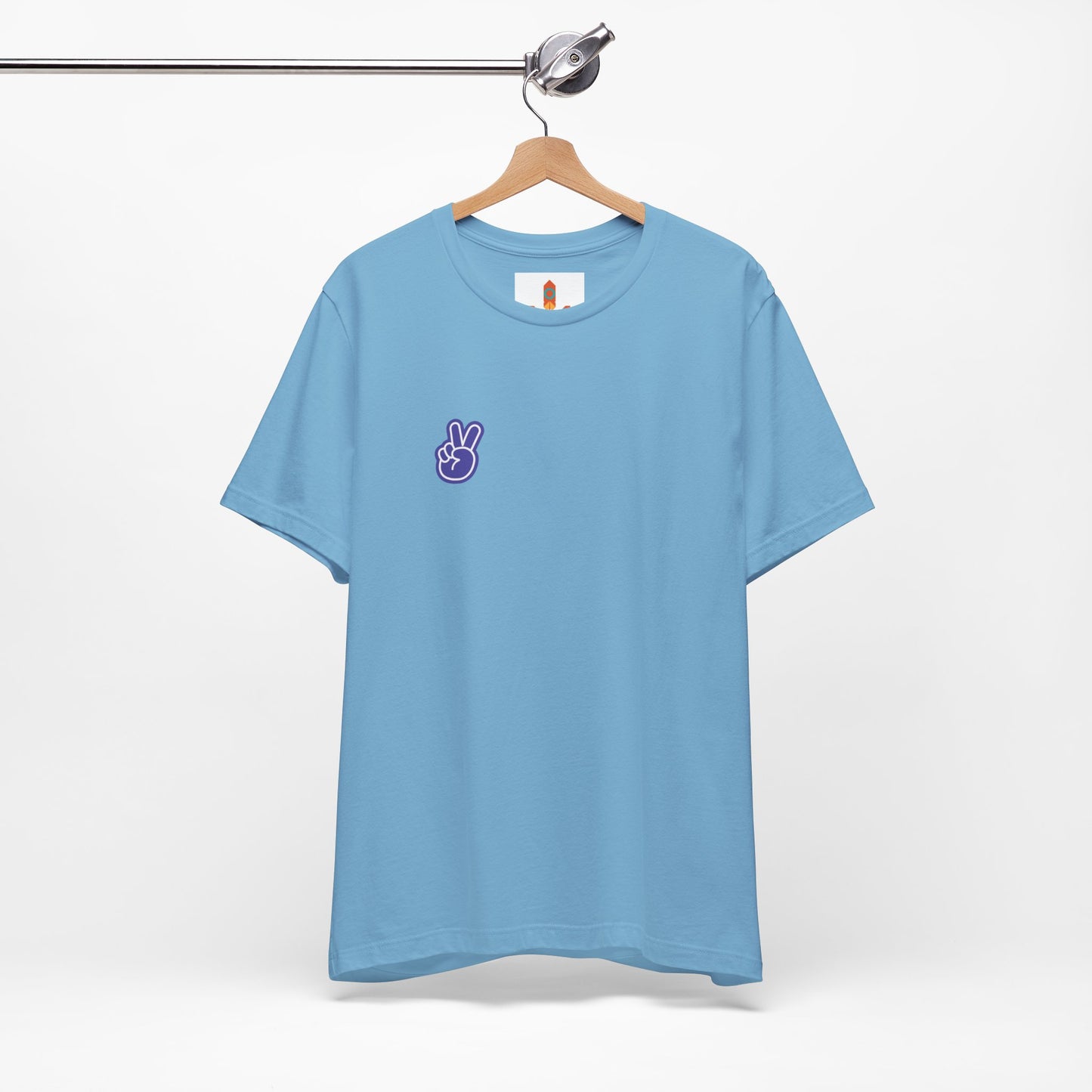 Purple Peace Hand Sign T-shirt