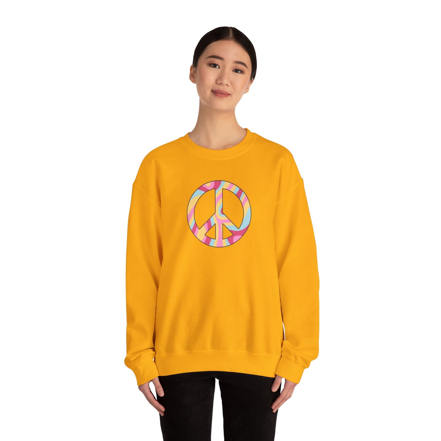 Hippie Peace Sign Sweatshirt