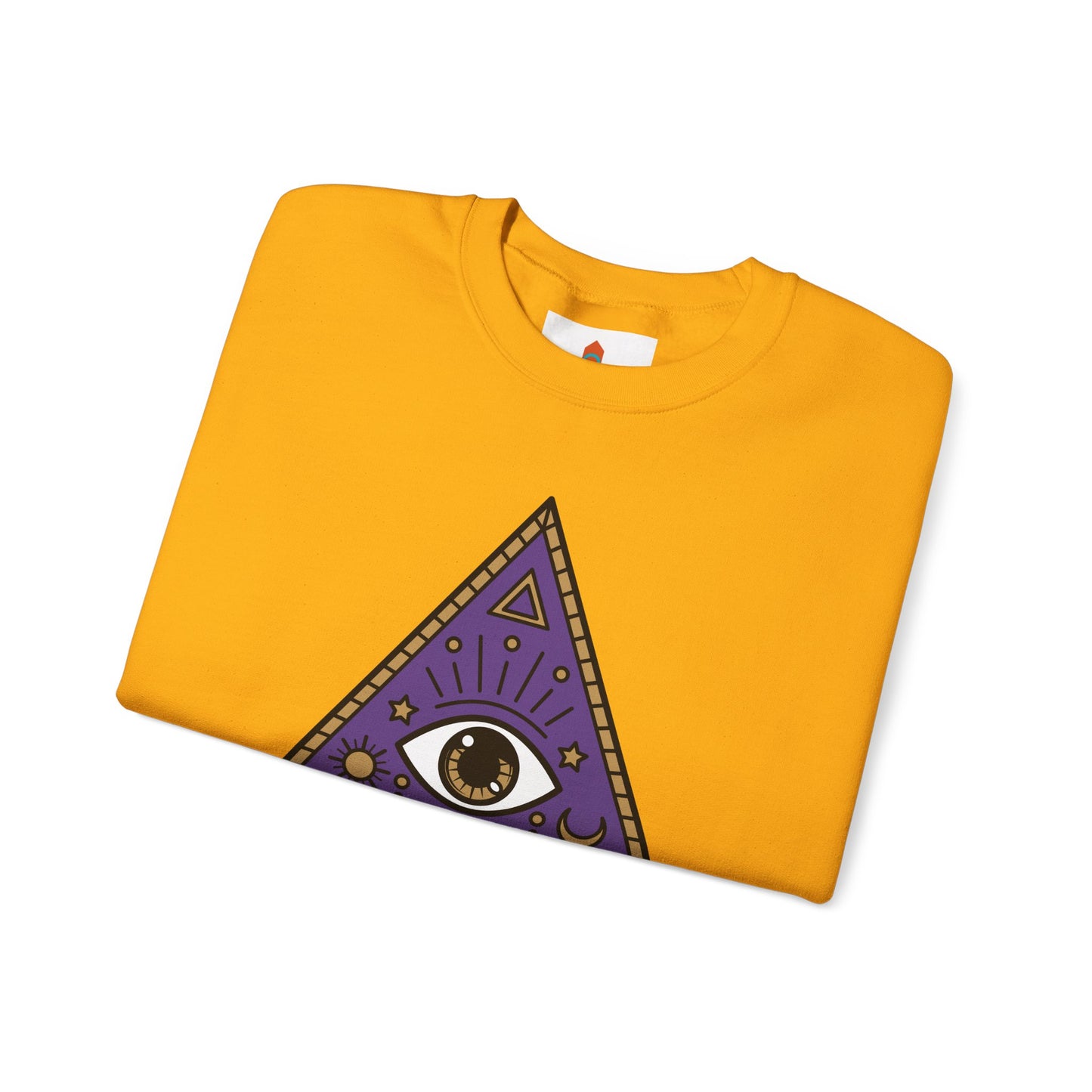 White Evil Eye and Pyramid Sweatshirt