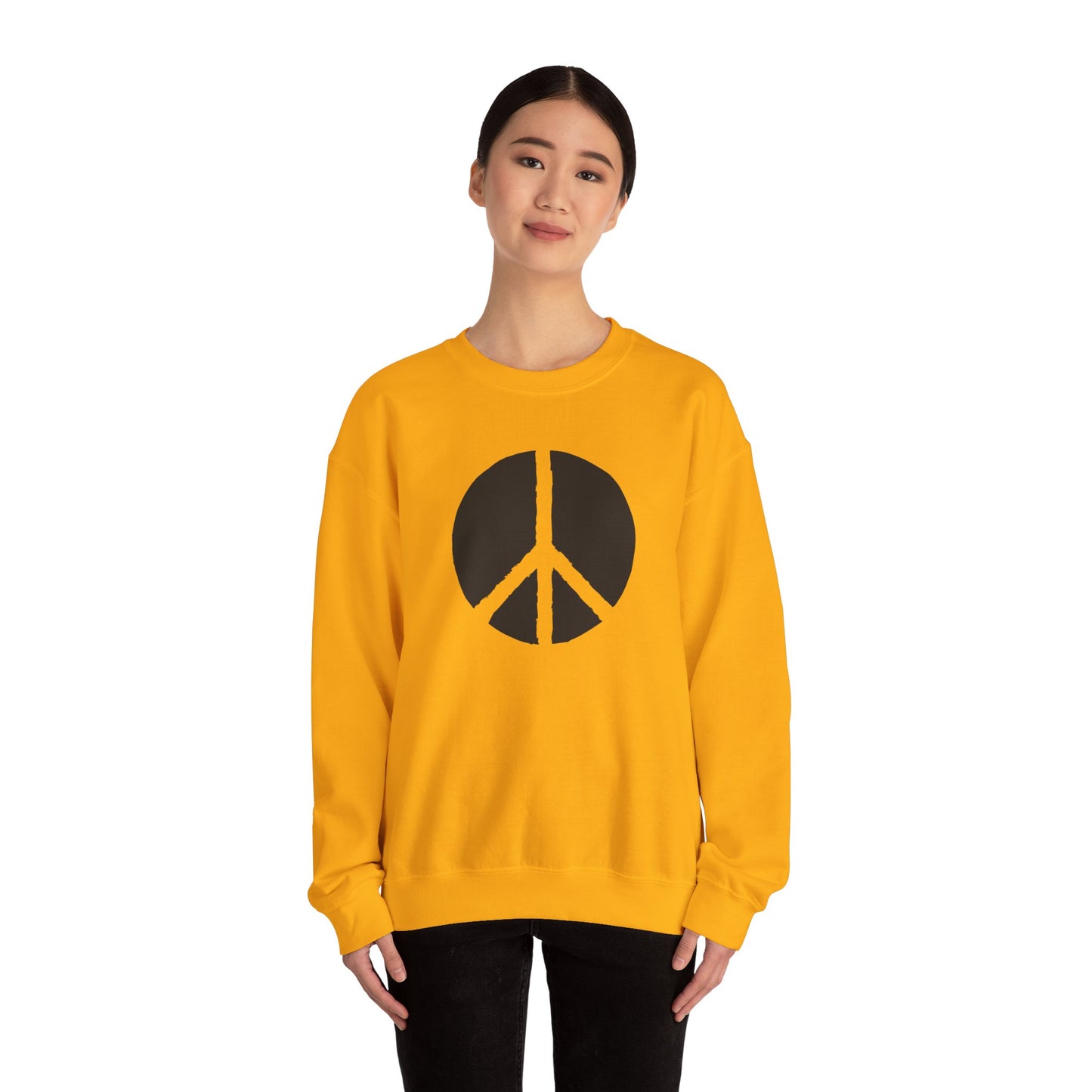 Simple Peace Sign Design Sweatshirt