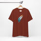 Blue and White Feather T-shirt