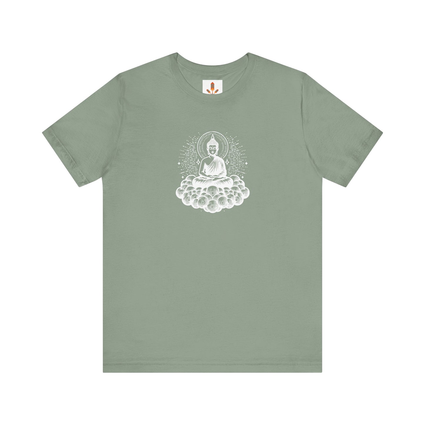 White Buddha Art T-shirt