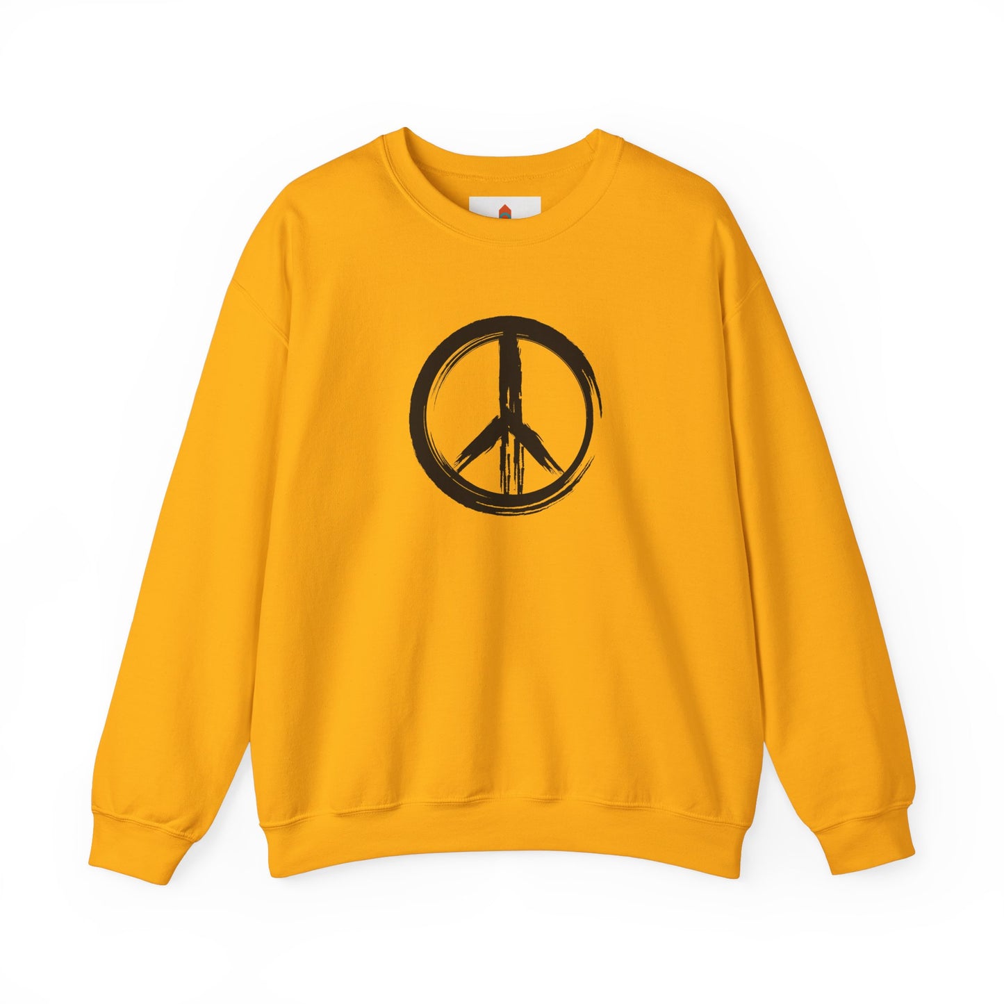 Brush Strokes Peace Sign Sweatshirt