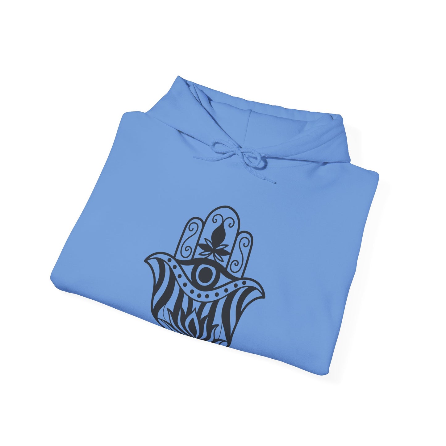 Hamsa Lotus Art Hoodie