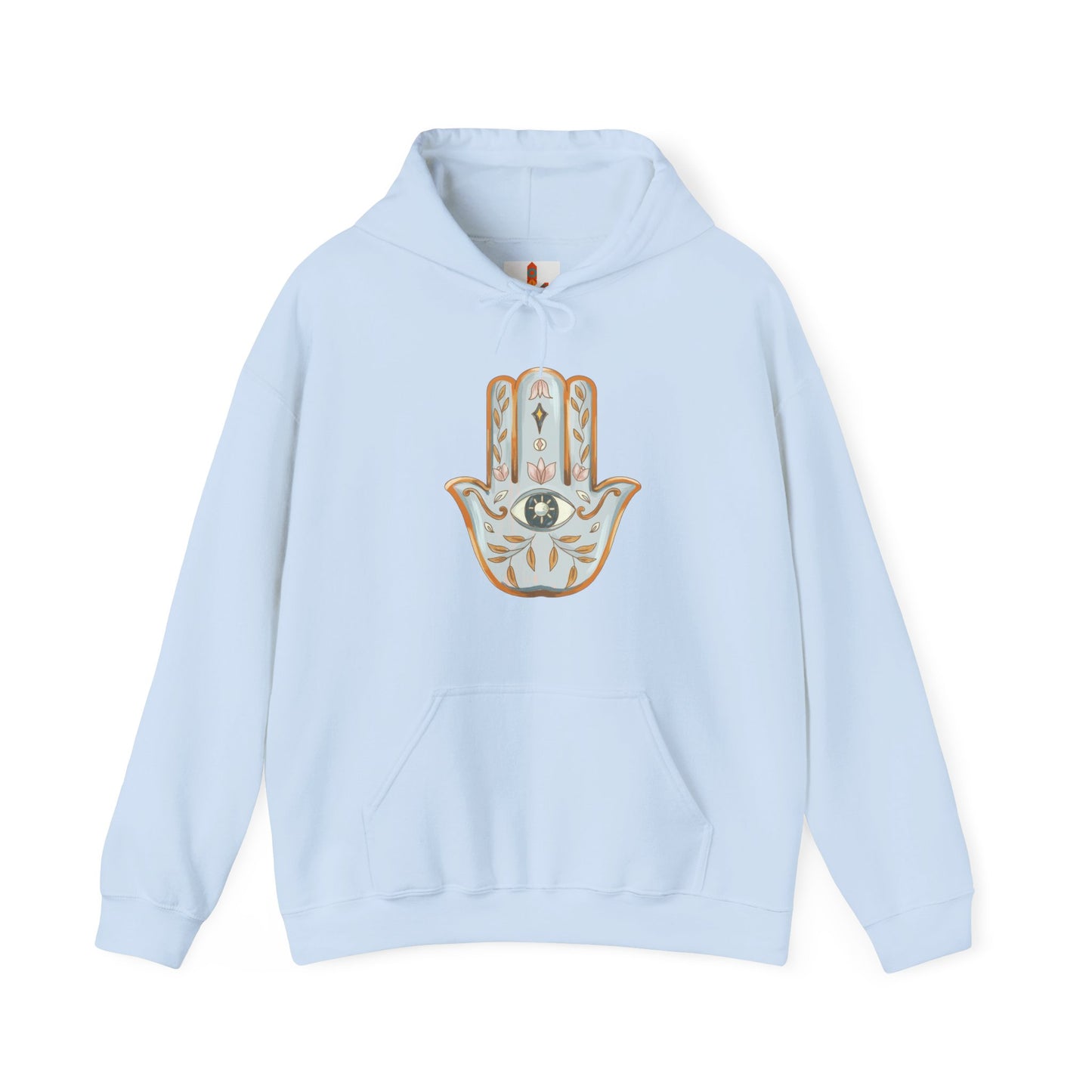 Silver Hamsa Hand Hoodie