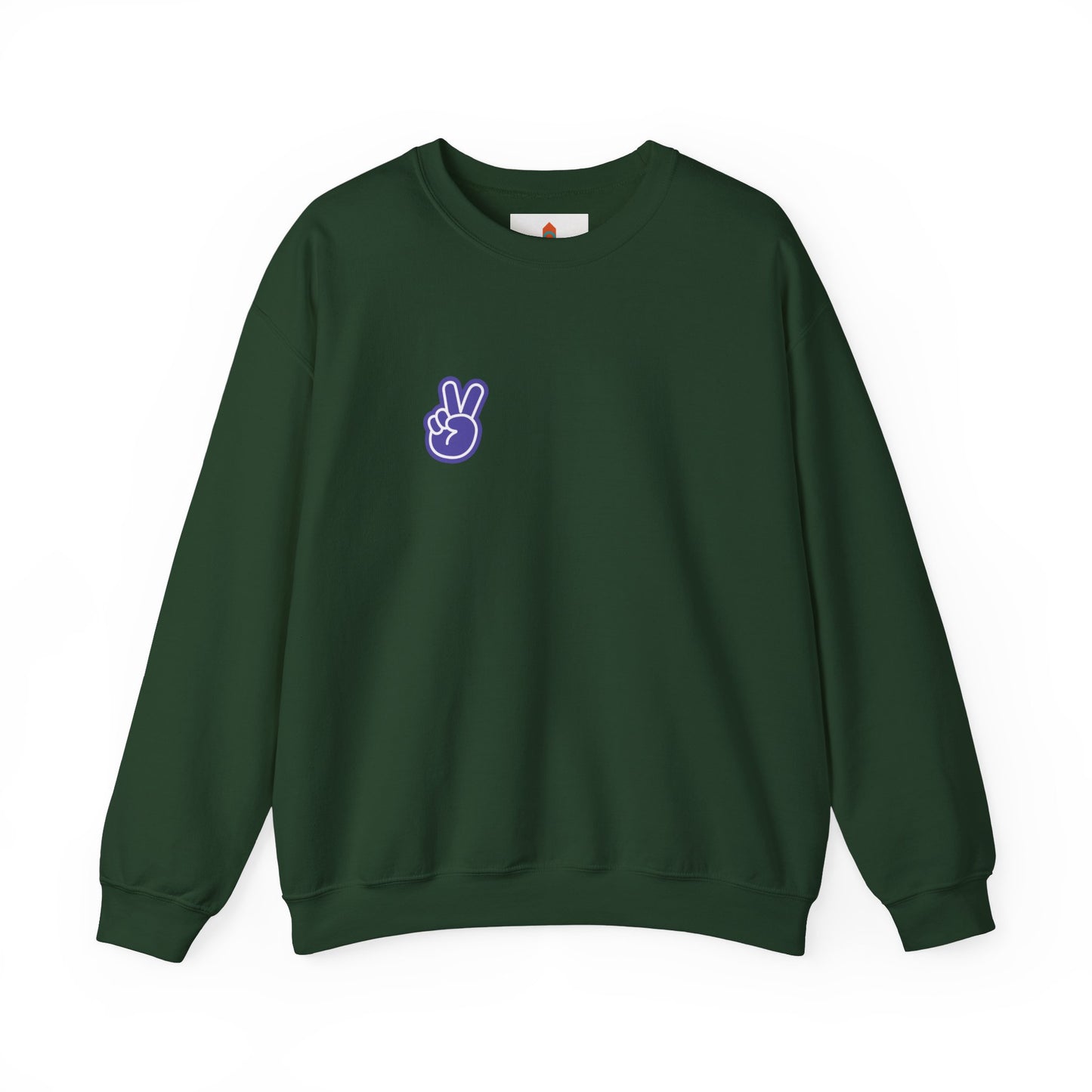 Purple Peace Hand Sign Sweatshirt