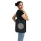 Flower Mandala Organic Canvas Tote Bag
