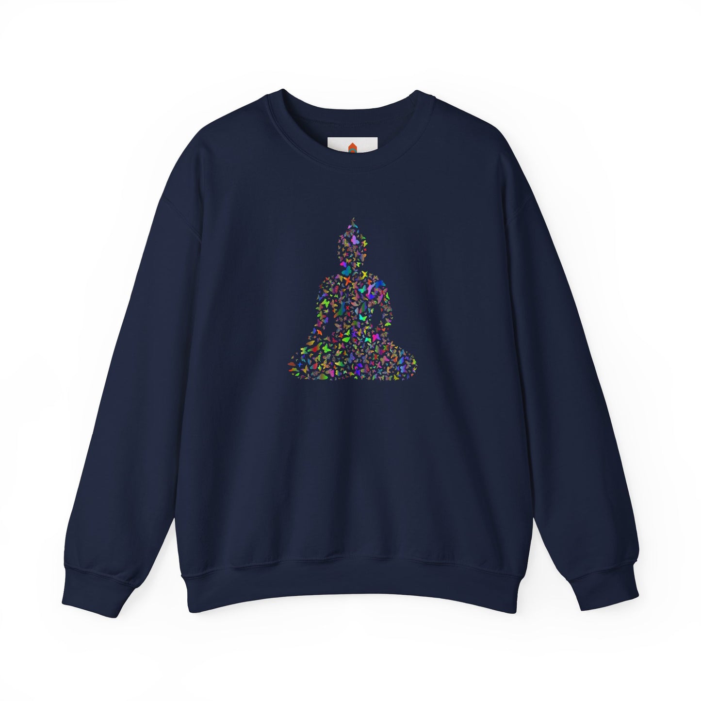 Colorful Buddha Design Sweatshirt